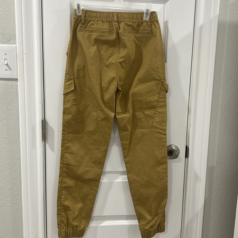 refuge Olive Green Cargo Jogger Pants - Picture 3 of 3